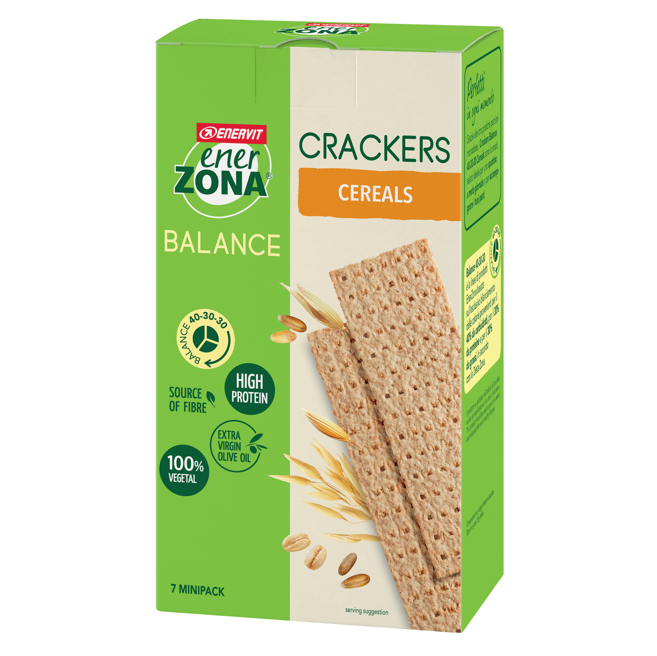 Produktbild ENERZONA Crackers Cereals, 6 FS à 7 x 25 g
