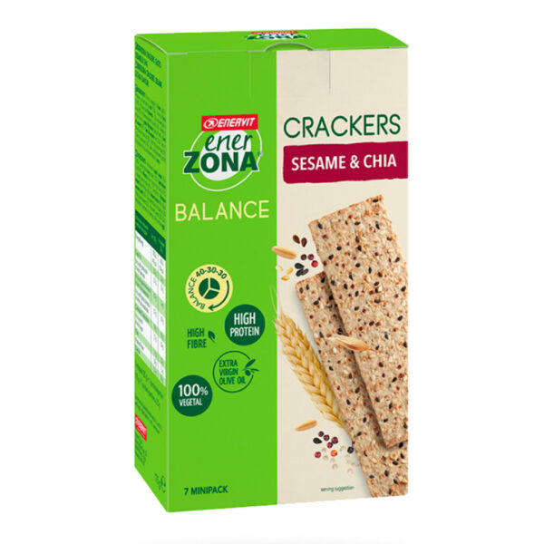 Produktbild ENERZONA Crackers Sesame & Chia, 6 FS à 7 x 25 g