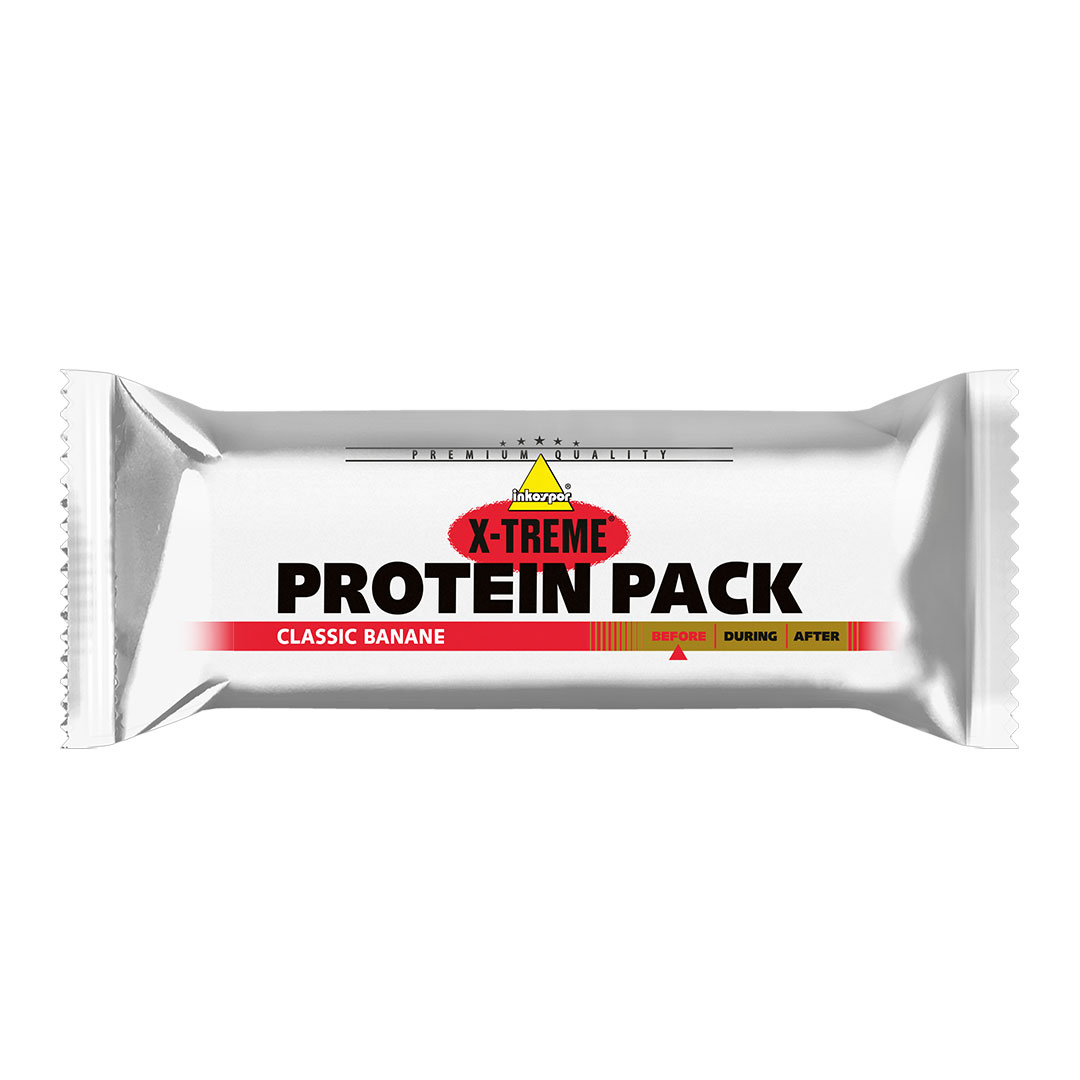 Produktbild X-TREME Protein Pack-Riegel Classic Banane, 24 x 35 g