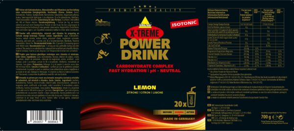 Produktbild X-TREME POWER DRINK Lemon, 700 g