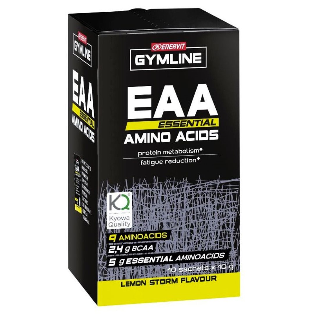 Produktbild ENERVIT GYMLINE EAA Amino Acids Kyowa Lemon 10x10 g