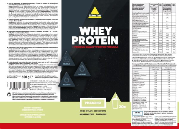 Produktbild X-TREME Whey Protein Pistazie, 600 g
