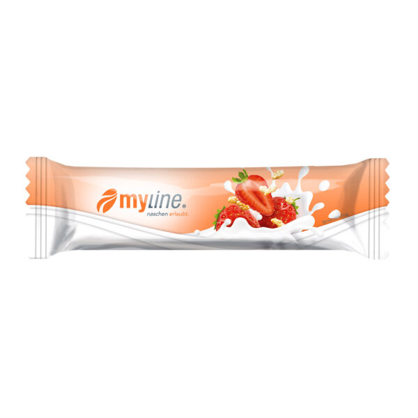 Produktbild MyLine-Riegel Erdbeer-Joghurt-Crisp, 24 x 40 g