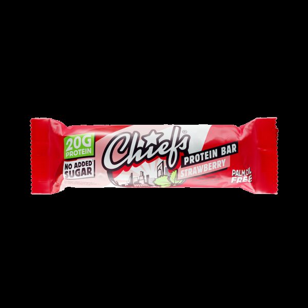 Produktbild CHIEFS Protein Bar, Strawberry, 12 x 55 g