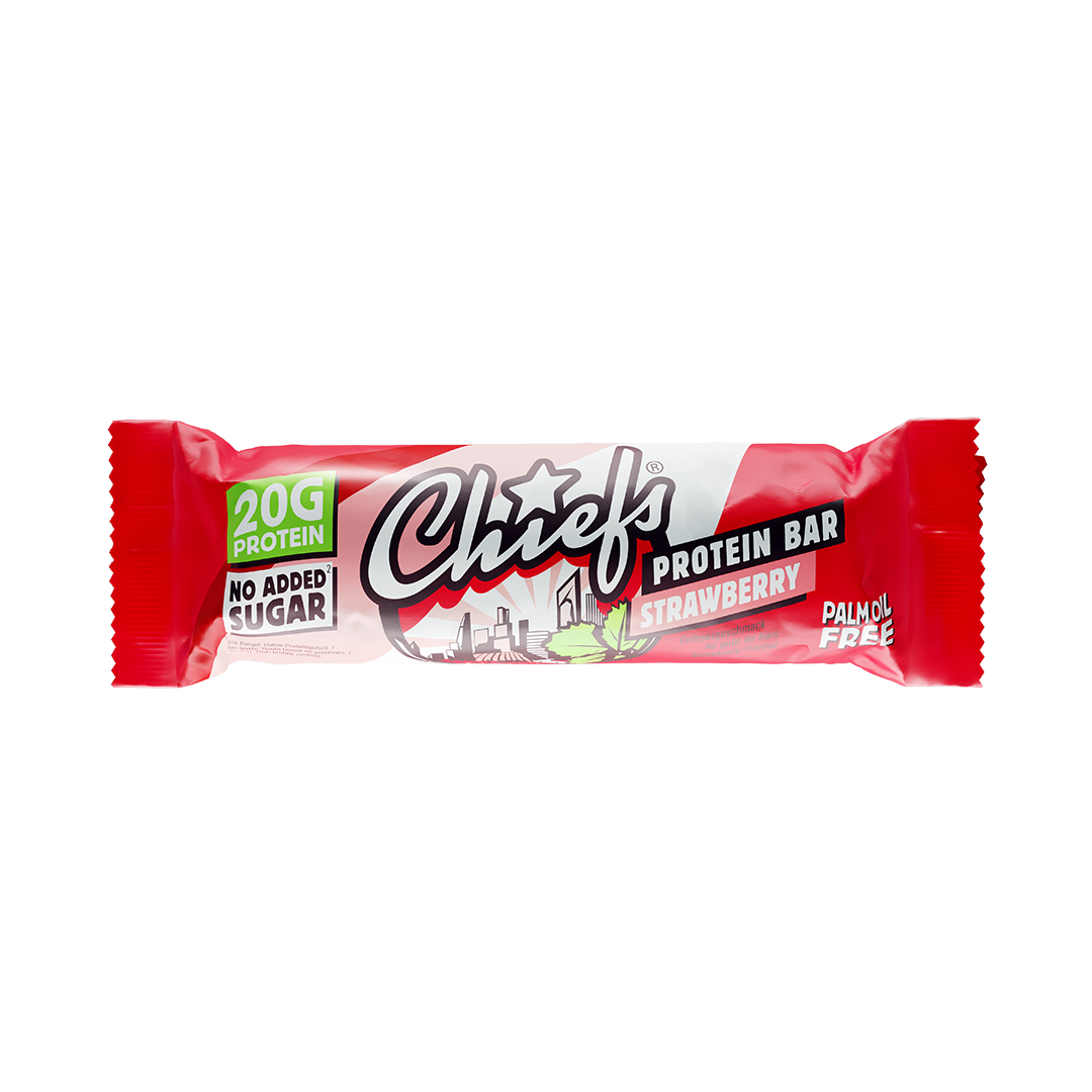 Produktbild CHIEFS Protein Bar, Strawberry, 12 x 55 g