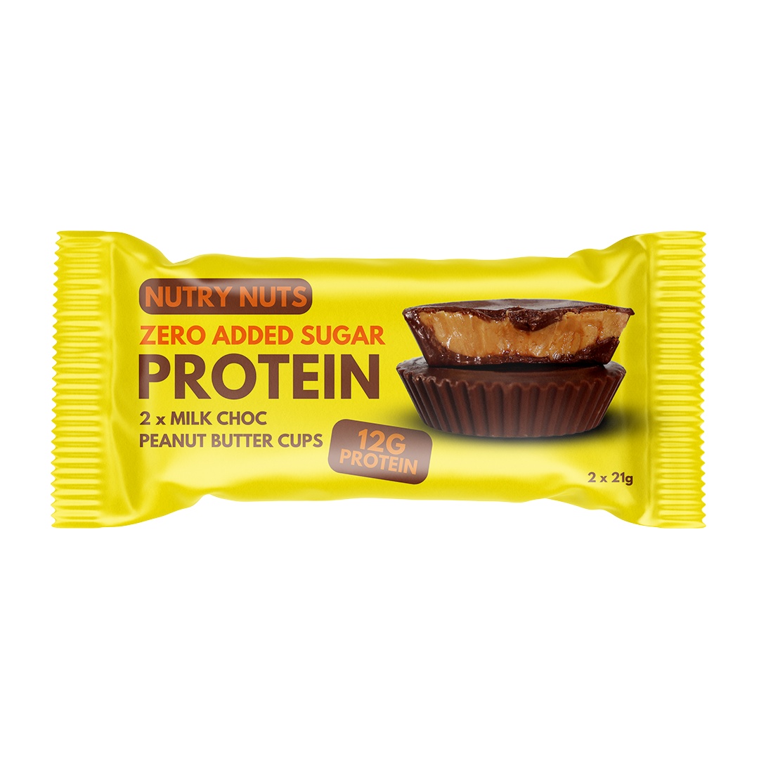 Produktbild NUTRYNUTS PROTEIN Peanut Butter Cups - Milk Choc, 12 x 42 g