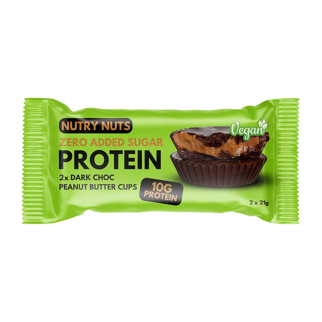 Produktbild NUTRYNUTS PROTEIN Peanut Butter Cups - Dark Choc, 12 x 42 g