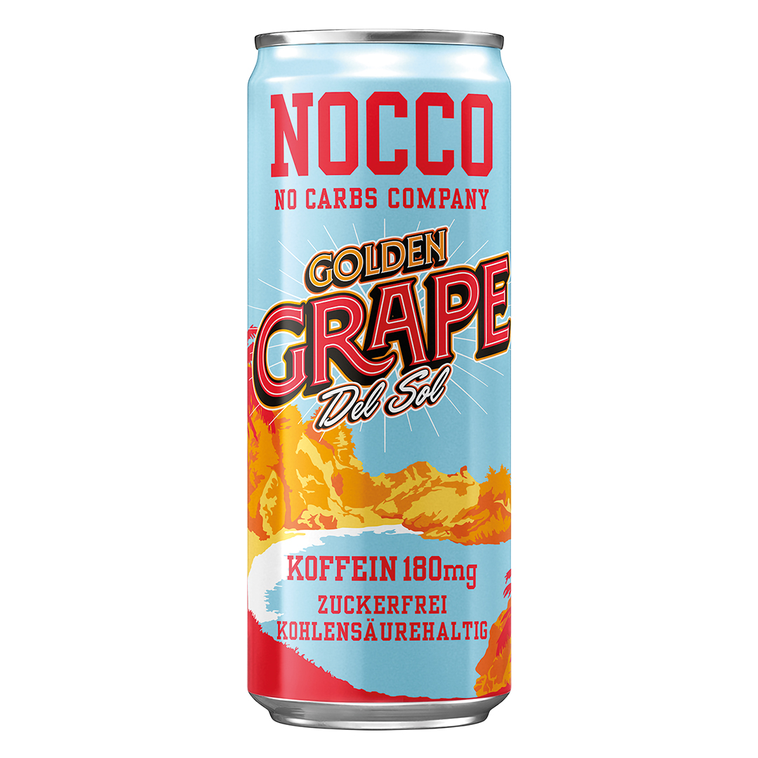 Produktbild NOCCO BCAA GOLDEN GRAPE del Sol, 24 x 330 ml