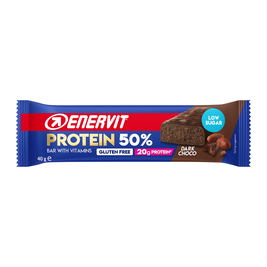 Produktbild ENERVIT PROTEIN BAR 50 % Dark Choco, 30 x 40 g