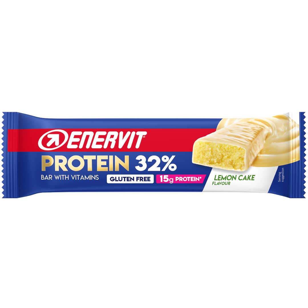 Produktbild ENERVIT PROTEIN BAR Lemon Cake 32%, 30 x 48 g