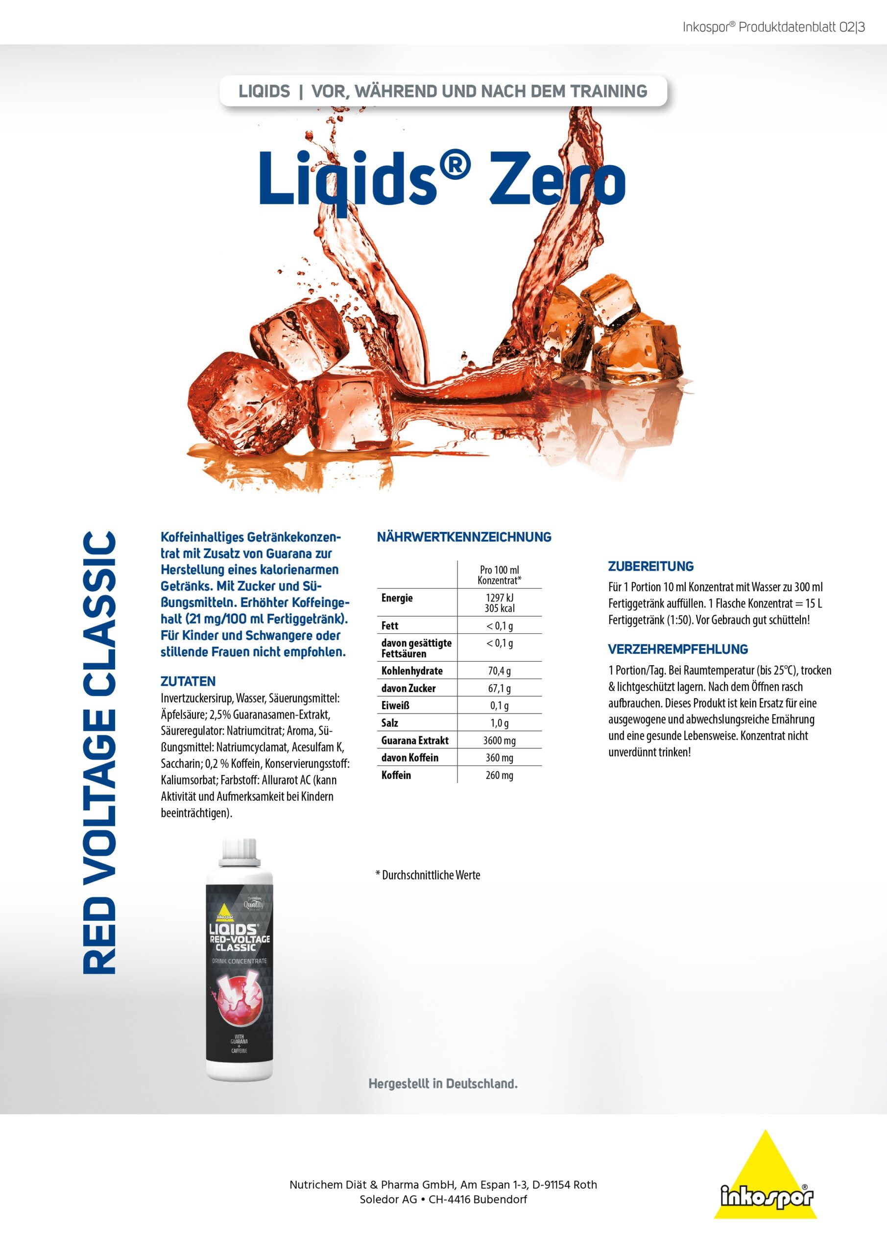 Produktbild ACTIVE Liqids Red Voltage Classic, 500 ml "NEU" (1:30)