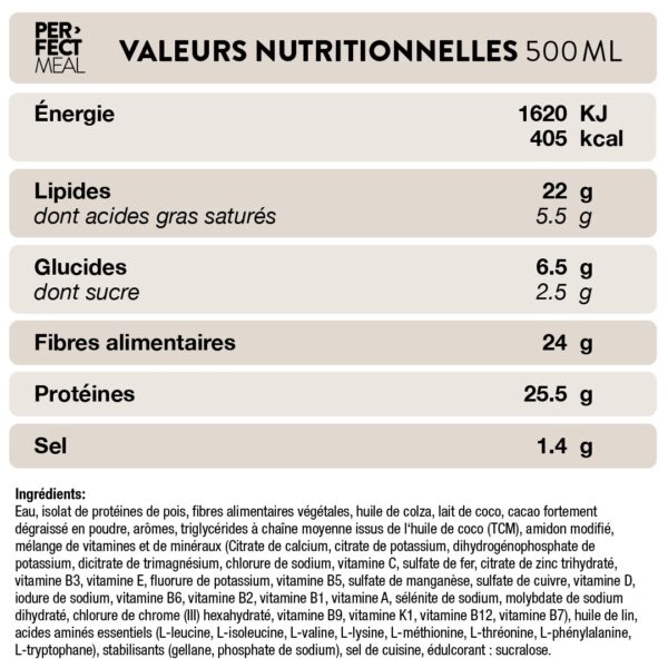 Produktbild PERFECT MEAL, Schoko, 6 x 500 ml