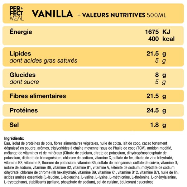 Produktbild PERFECT MEAL, Vanille, 6 x 500 ml