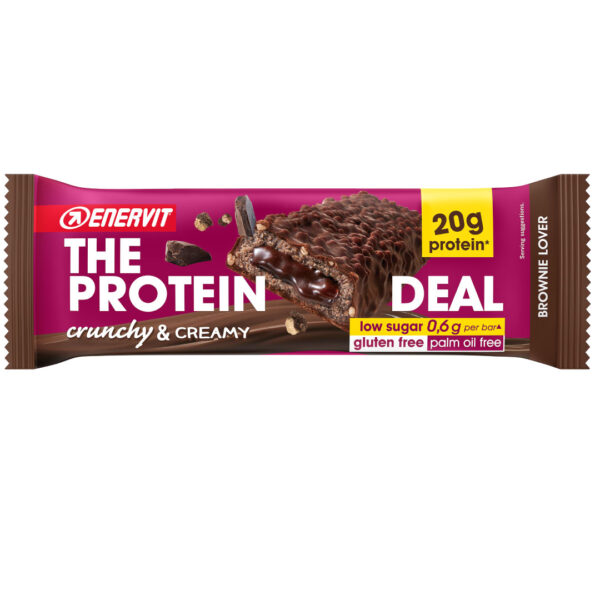 Produktbild ENERVIT PROTEIN DEAL Crunchy&Creamy Brownie Lover 25 x 55 g