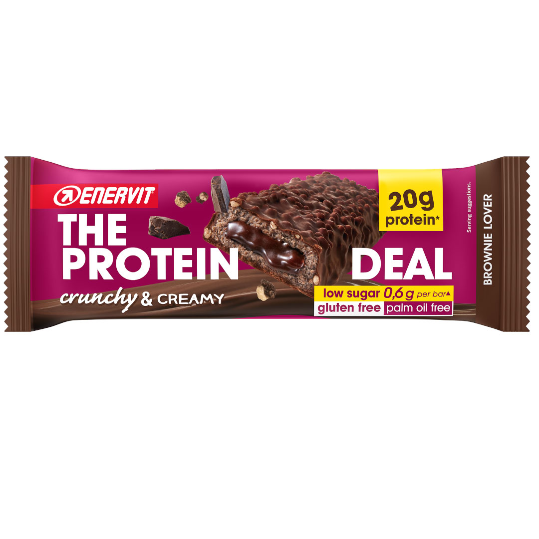 Produktbild ENERVIT PROTEIN DEAL Crunchy&Creamy Brownie Lover 25 x 55 g
