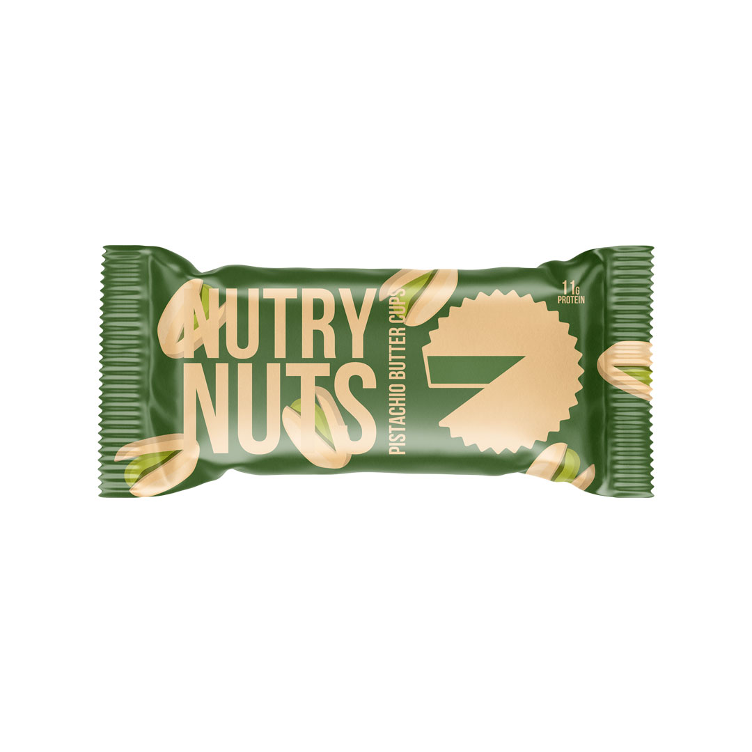 Produktbild NUTRYNUTS Butter Cups - White Choc Pistachio, 12 x 42 g