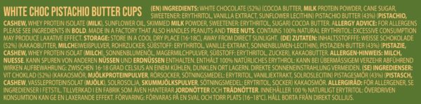 Produktbild NUTRYNUTS Butter Cups - White Choc Pistachio, 12 x 42 g