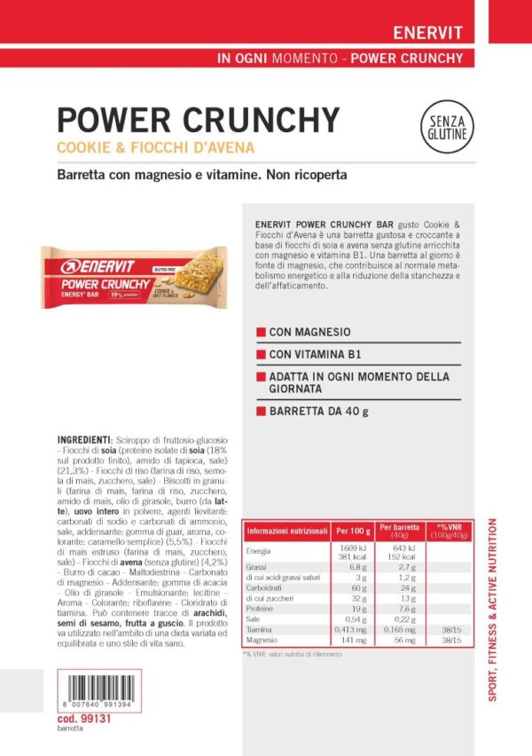 Produktbild ENERVIT Power Crunchy Cookie, 25 x 40 g