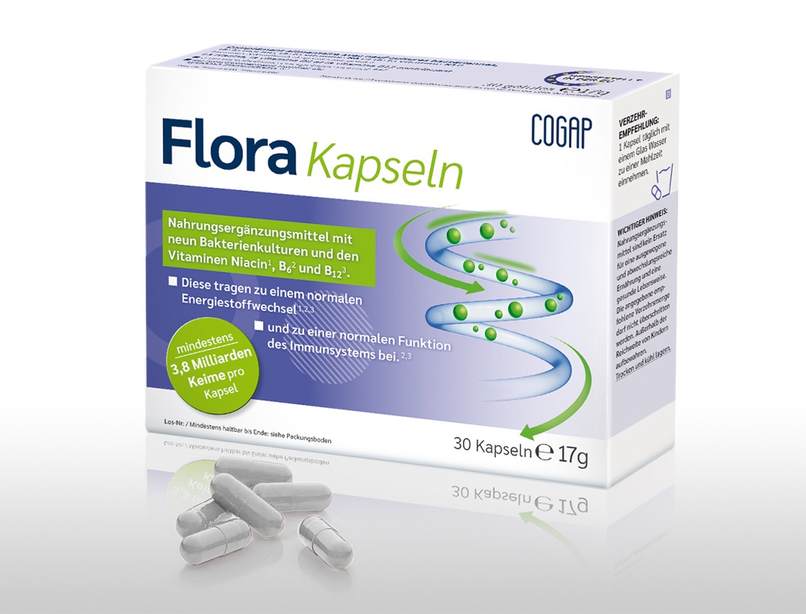 Produktbild Flora Kapseln, 30 Stück