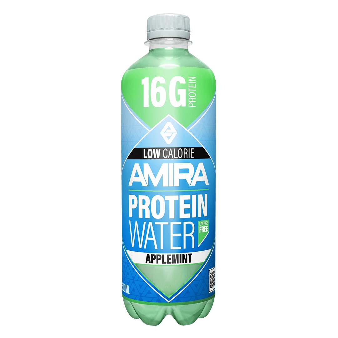 Produktbild AMIRA PROTEIN WATER Applemint, 12 x 500 ml