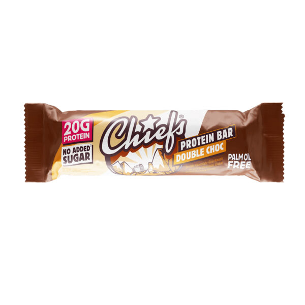 Produktbild CHIEFS Protein Bar, Double Choc, 12 x 55 g