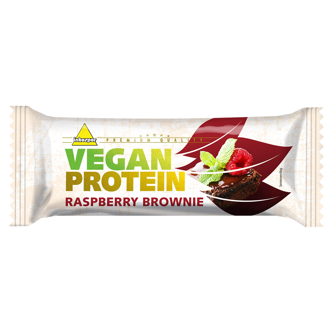 Produktbild INKOSPOR Vegan Protein Riegel Raspberry-Brownie, 28 x 40 g