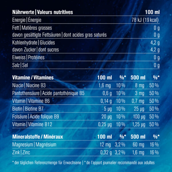 Produktbild VYTE Swiss Vitamin Water, Cactus Fruit, 12 x 500 ml