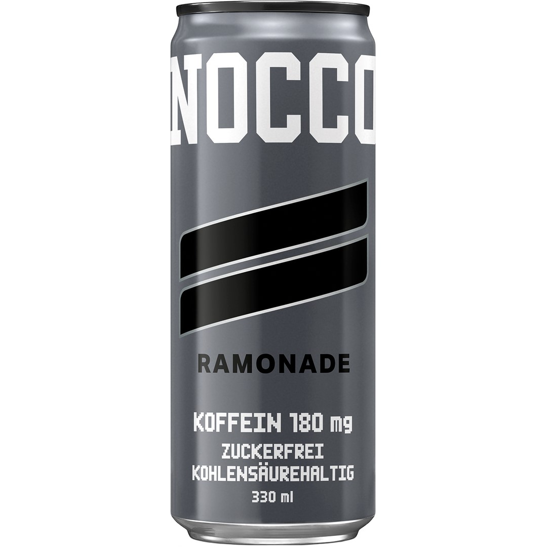 Produktbild NOCCO KOFFEIN 180 mg, Ramonade, 24 x 330 ml
