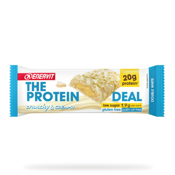 Produktbild ENERVIT PROTEIN DEAL Crunchy&Creamy Double White 25 x 55 g