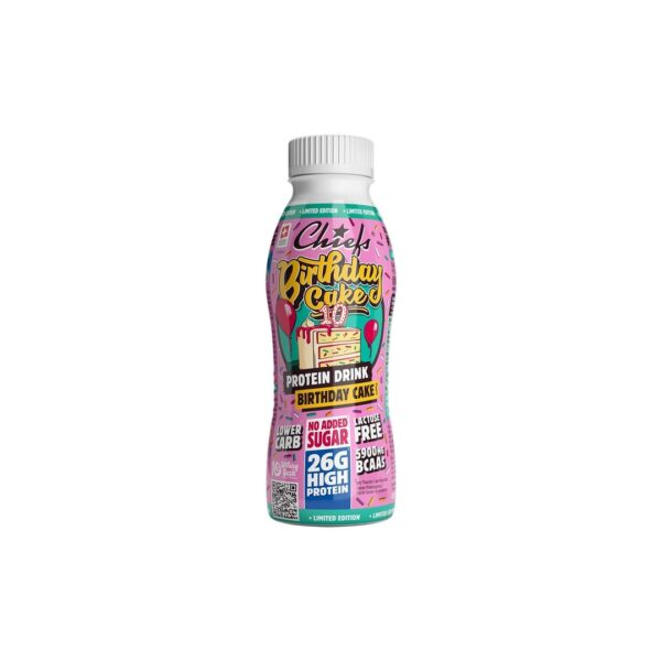 Produktbild CHIEFS Protein Drink BIRTHDAY CAKE, 8 x 330 ml