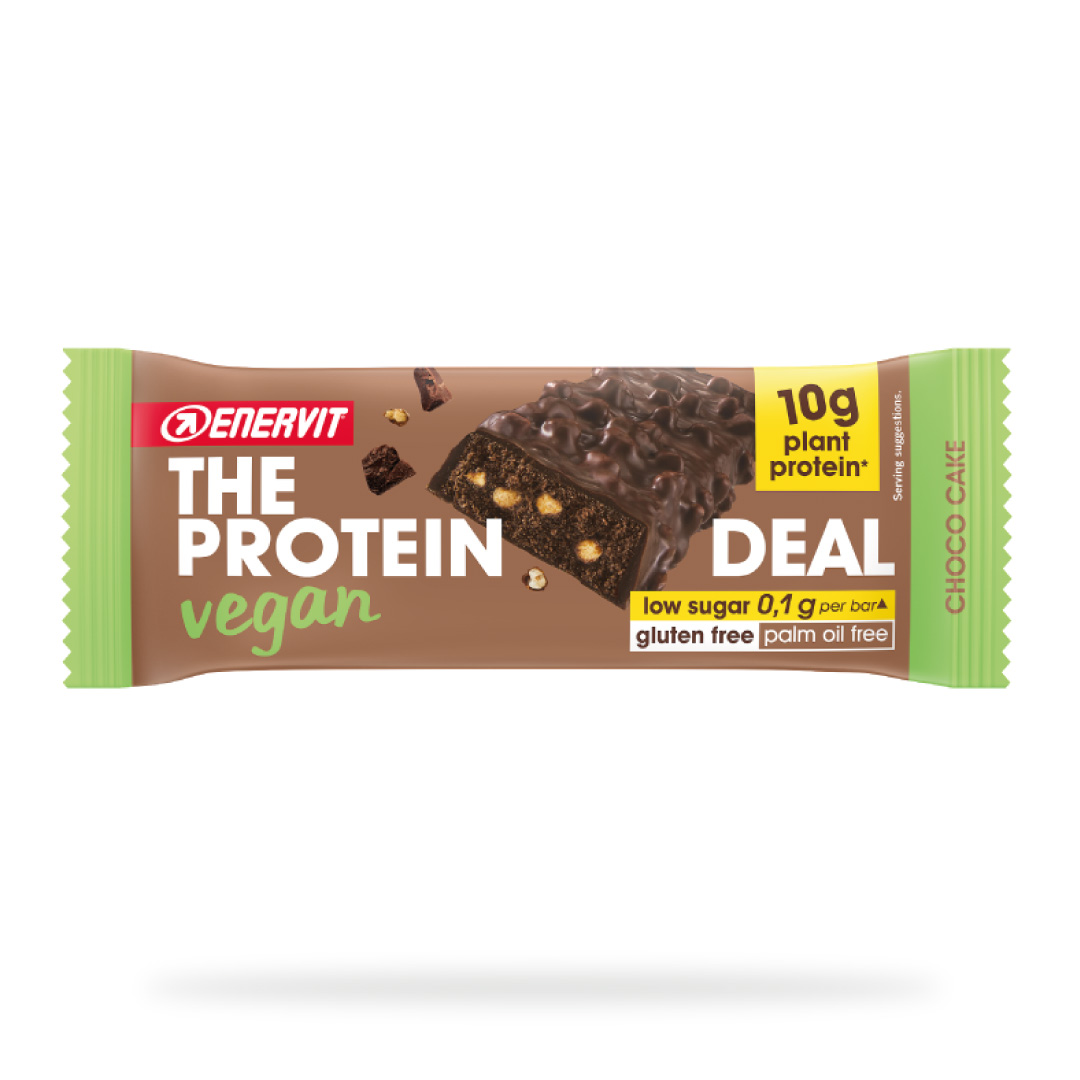 Produktbild ENERVIT PROTEIN DEAL Choco Cake Vegan, 25 x 40 g