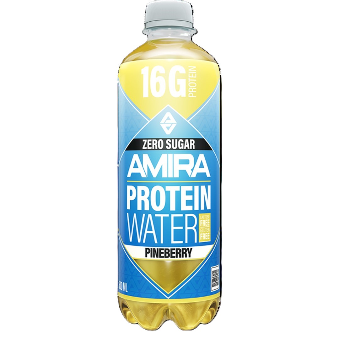 Produktbild AMIRA PROTEIN WATER Pineberry, 12 x 500 ml