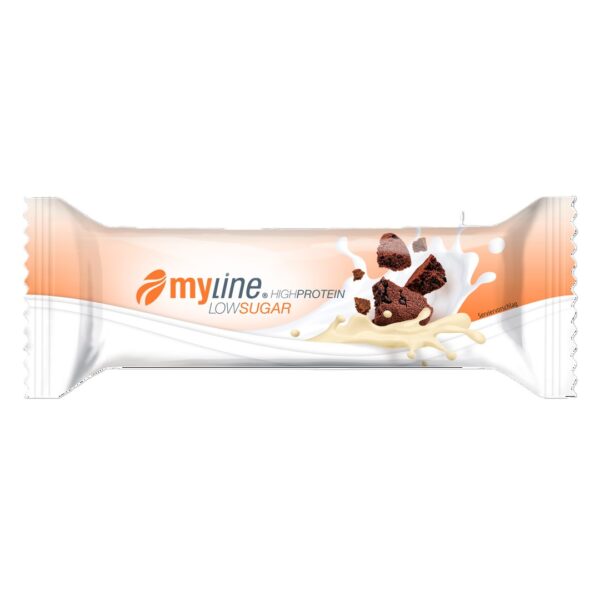 Produktbild MyLine-Riegel White Chocolate Brownie, 18 x 40 g