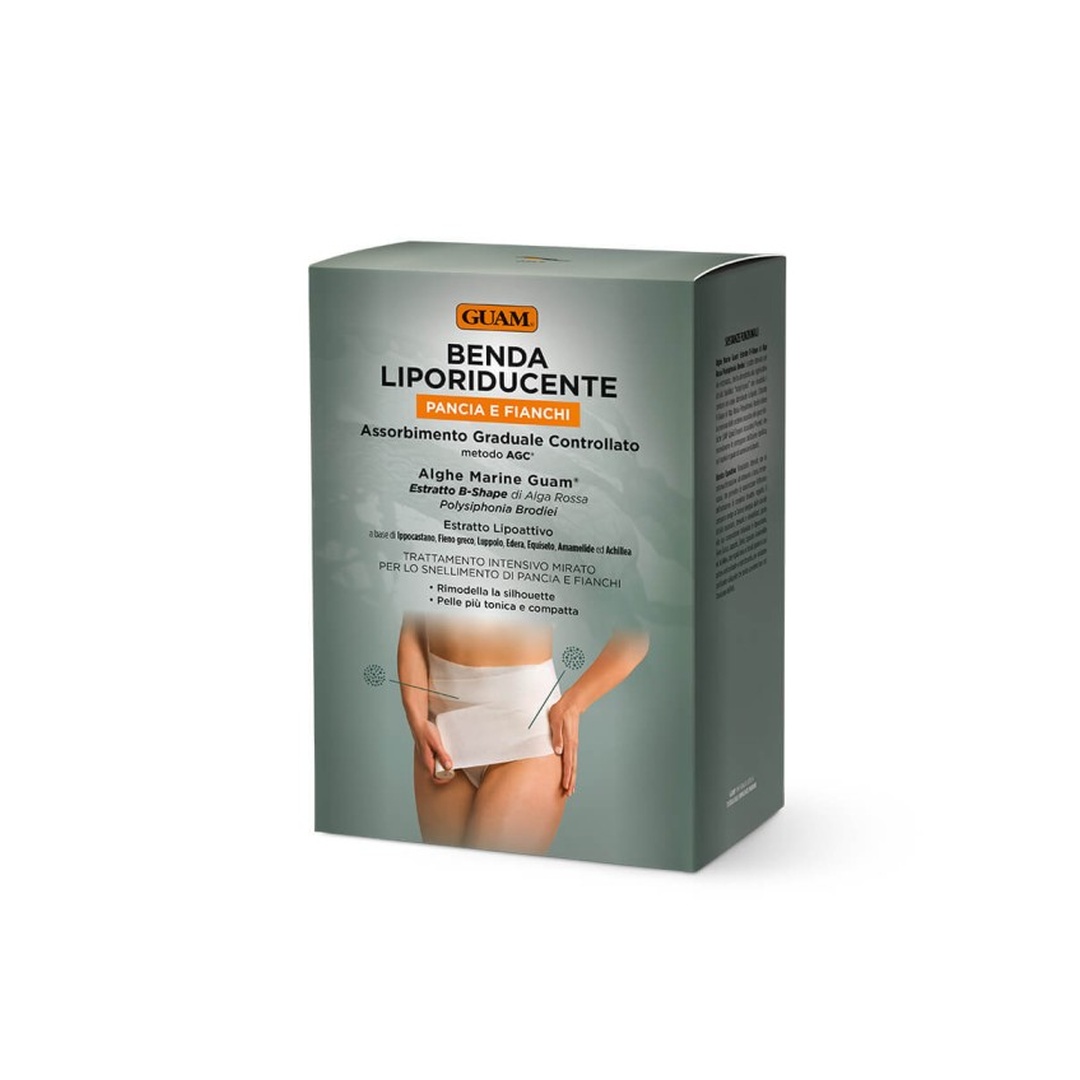 Produktbild GUAM Lipidsenkende Bandage für Bauch und Hüften, 3 x 100 ml