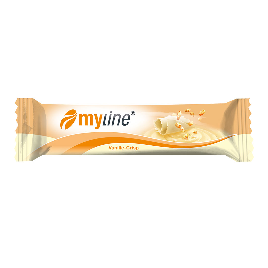Produktbild MyLine-Riegel Vanille-Crisp, 24 x 40 g