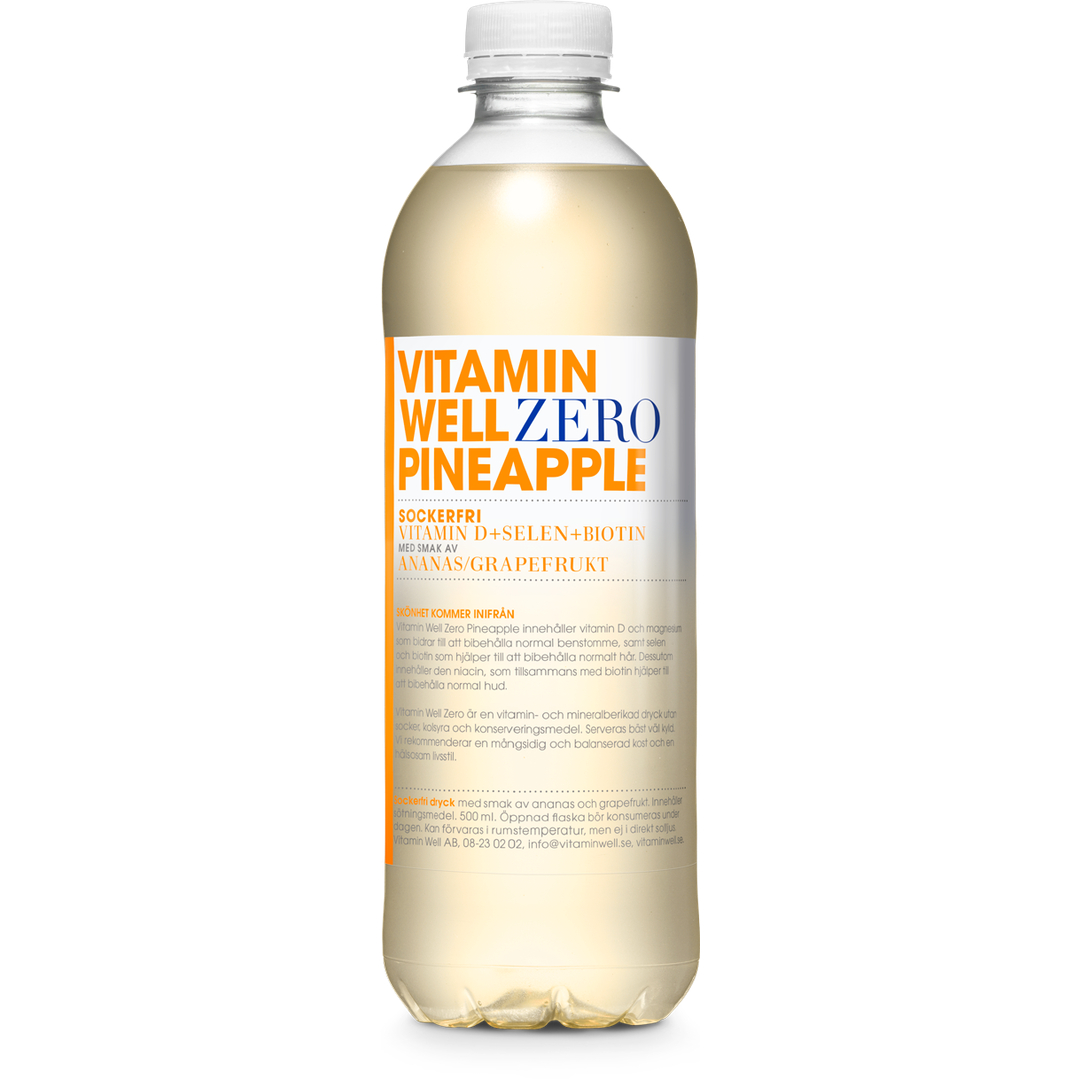 Produktbild Vitamin Well ZERO Pineapple, 12 x 500 ml