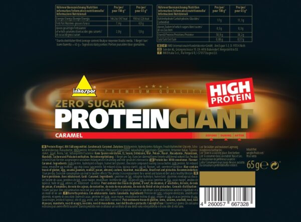 Produktbild X-TREME Protein Giant-Riegel Caramel, 24 x 65 g