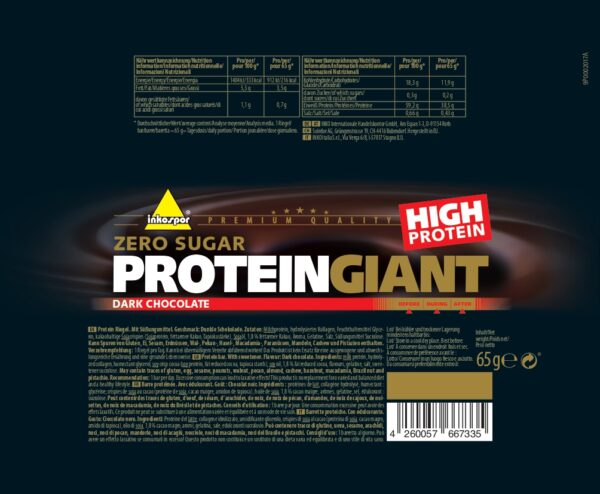 Produktbild X-TREME Protein Giant-Riegel Dark Chocolate, 24 x 65 g