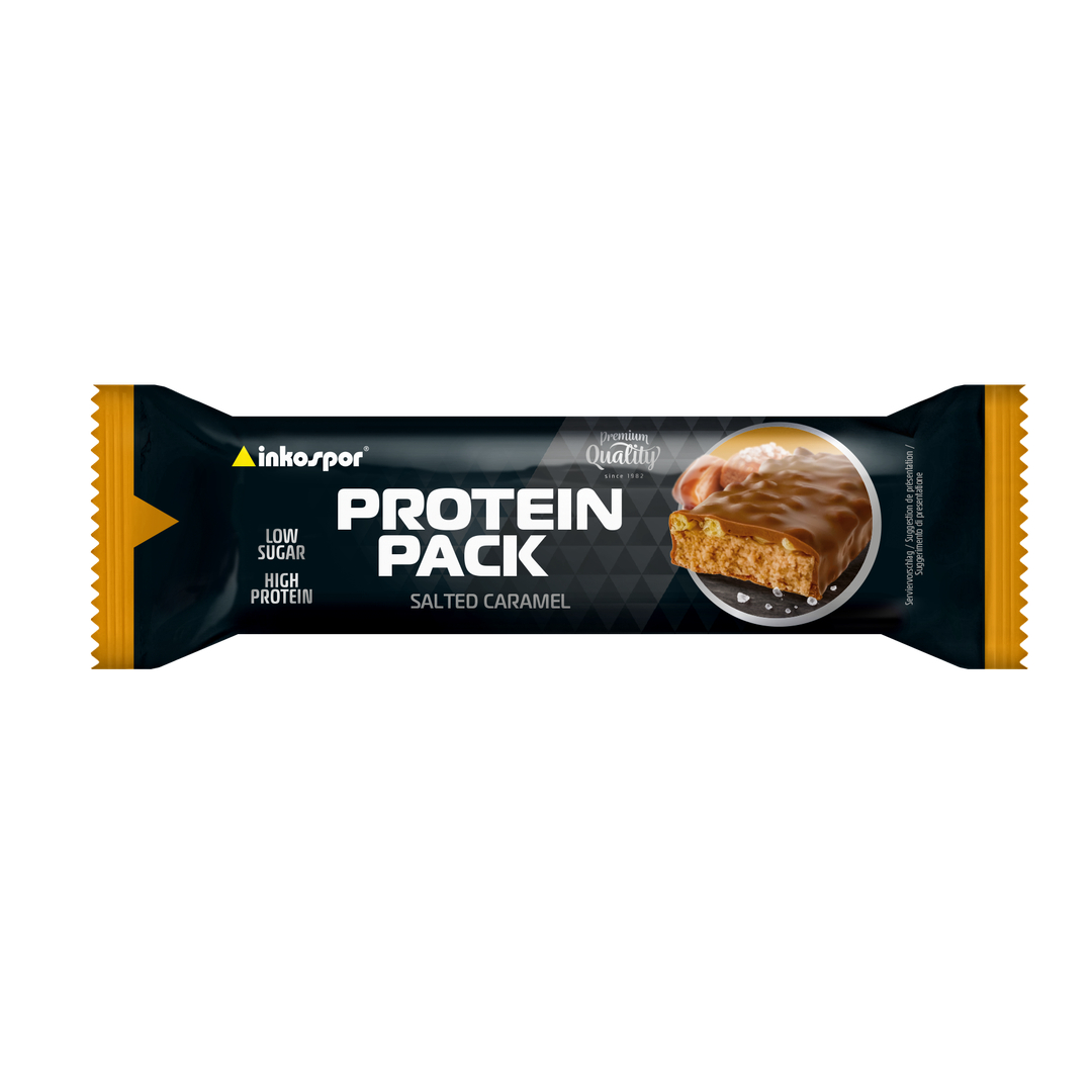 Produktbild INKOSPOR Protein Pack-Riegel Salted Caramel, 16 x 35 g