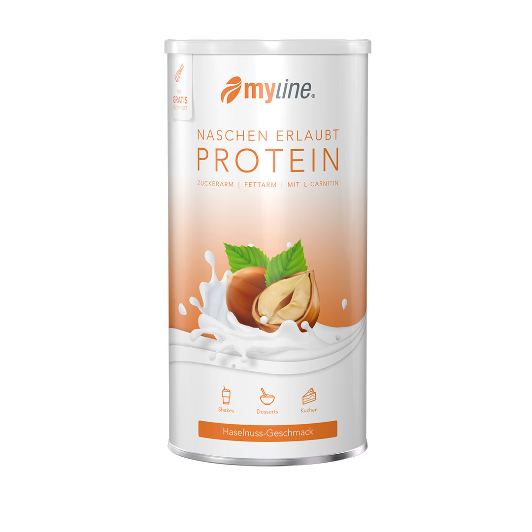 Produktbild MyLine-Eiweiss Haselnuss, 400 g