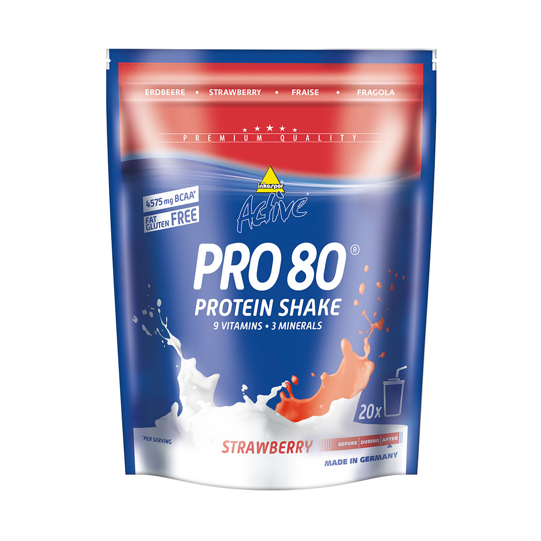 Produktbild ACTIVE Pro 80 Erdbeere, 500 g