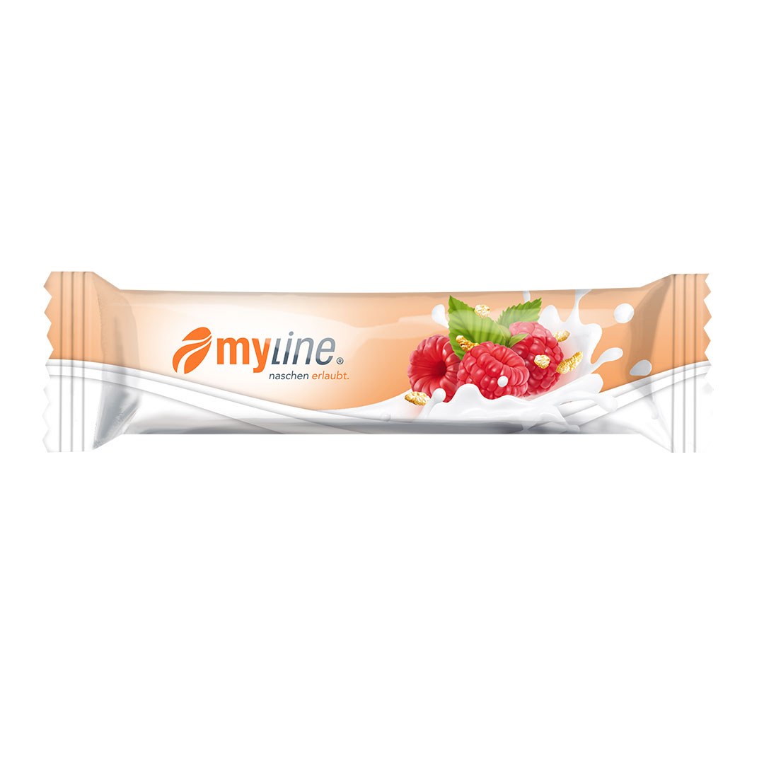 Produktbild MyLine-Riegel Himbeer-Joghurt-Crisp, 24 x 40 g