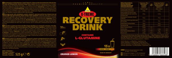 Produktbild X-TREME Recovery Drink Orange-Zitrone, 525 g