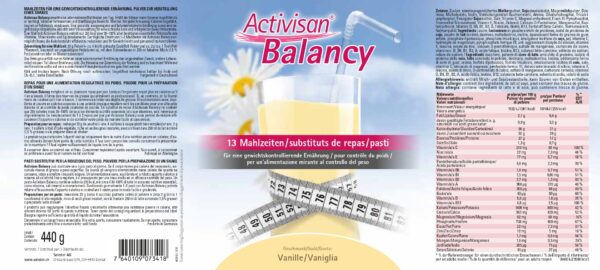 Produktbild ACTIVISAN Balancy, Vanille 440 g
