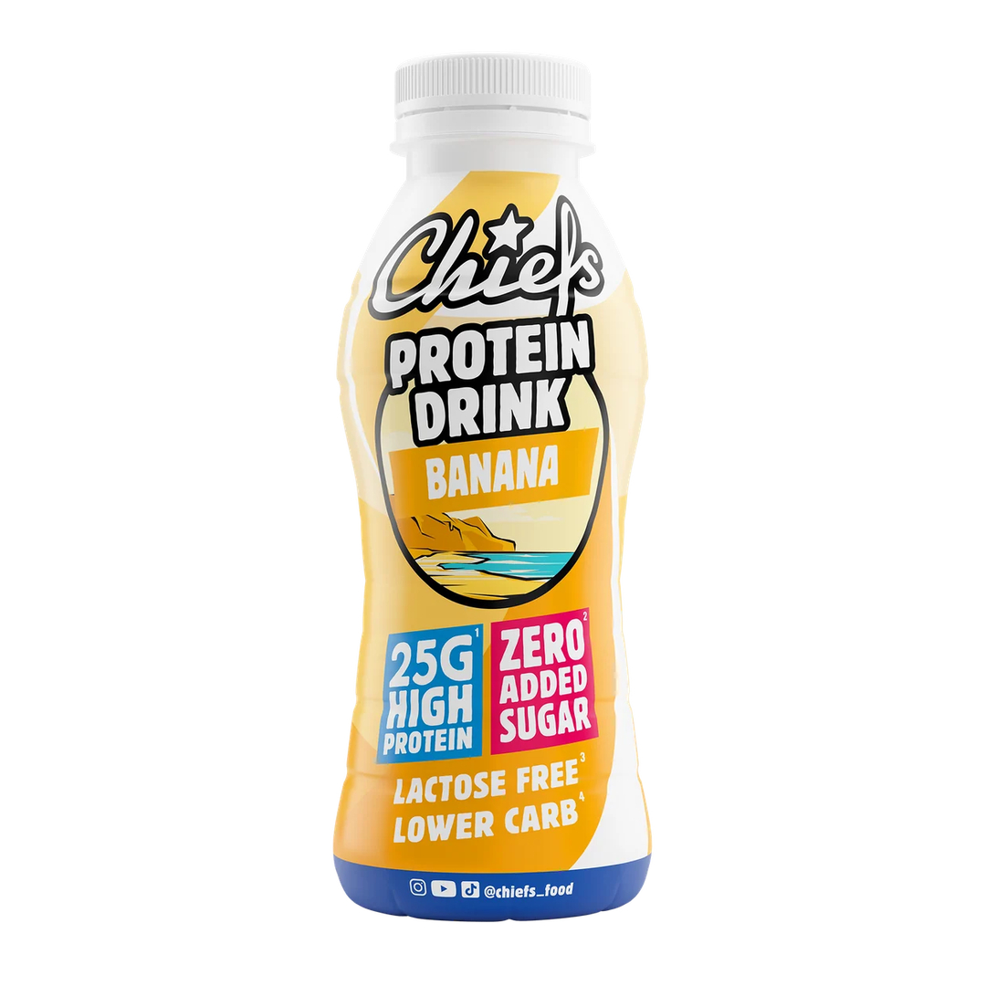 Produktbild CHIEFS Protein Drink, Banane, 8 x 330 ml