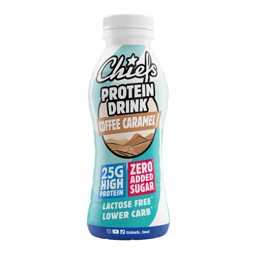 Produktbild CHIEFS Protein Drink, Coffee-Caramel, 8 x 330 ml