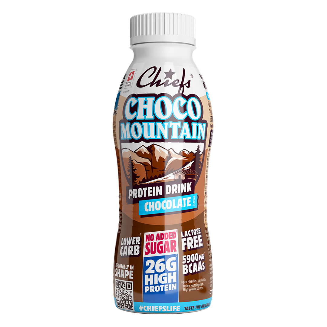 Produktbild CHIEFS Protein Drink CHOCO MOUNTAIN, Schokolade, 8 x 330 ml