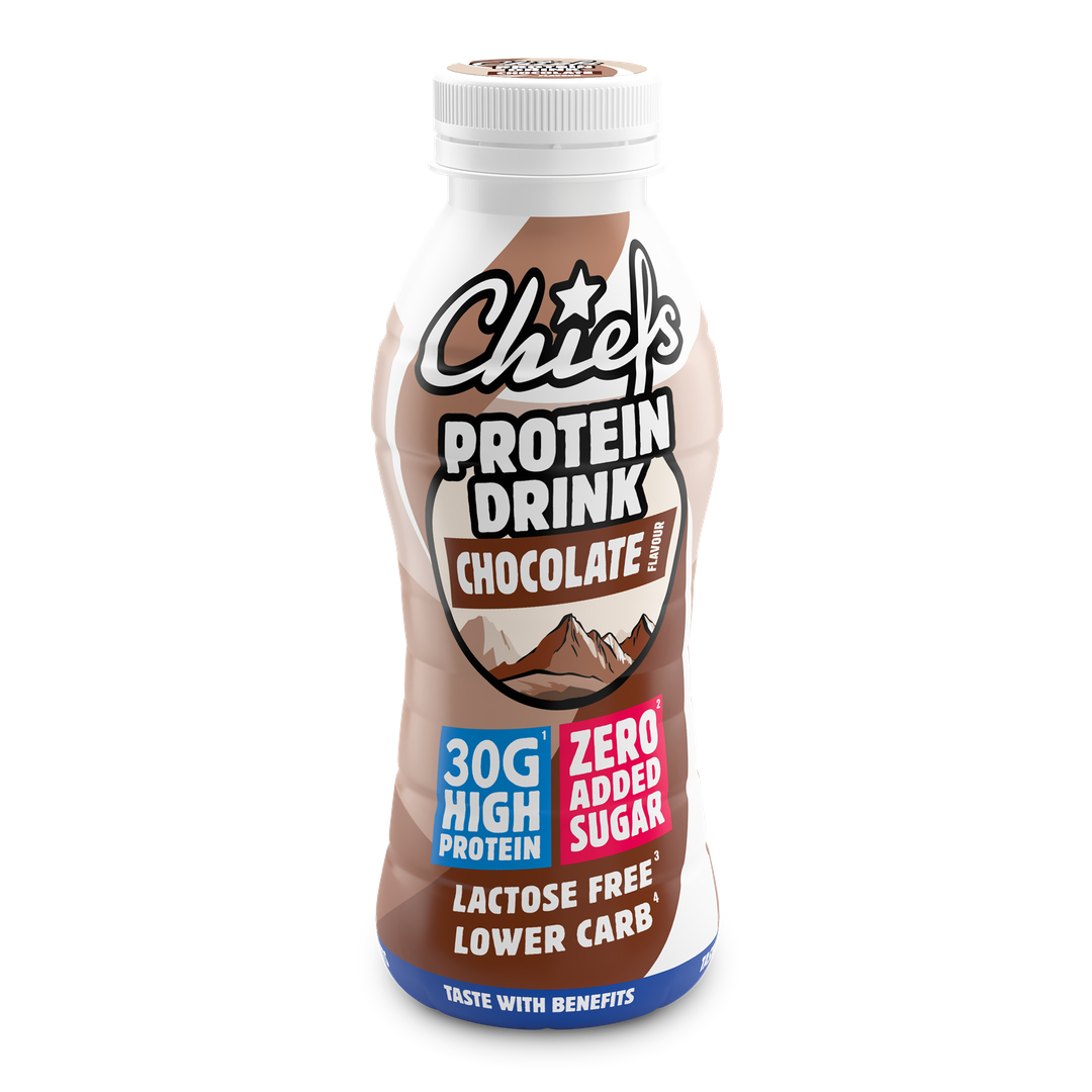 Produktbild CHIEFS Protein Drink COFFEE COUNTY, Caramel-Macchiato, 8 x 330 ml