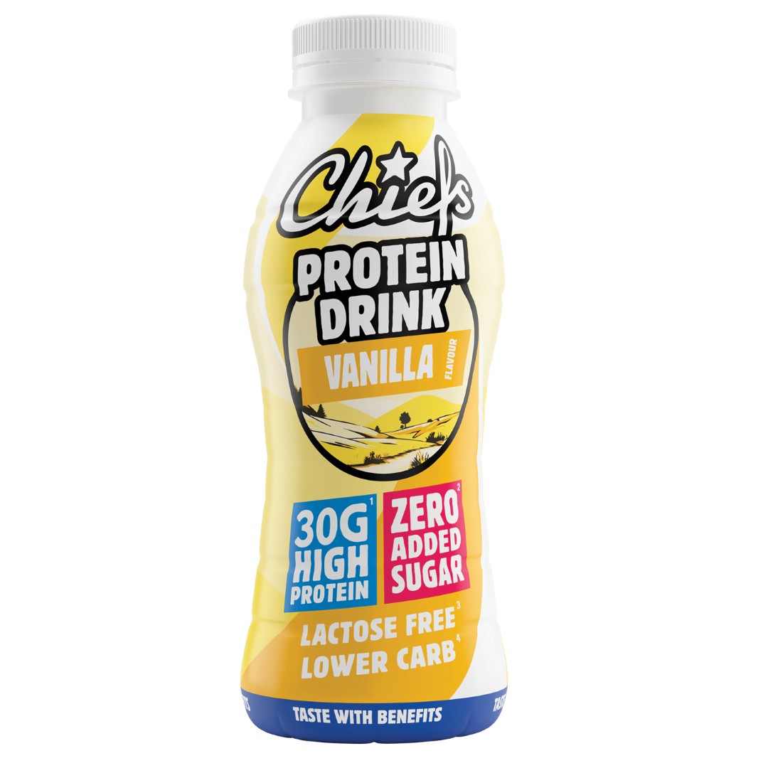 Produktbild CHIEFS Protein Drink VANILLA, Vanille, 8 x 330 ml