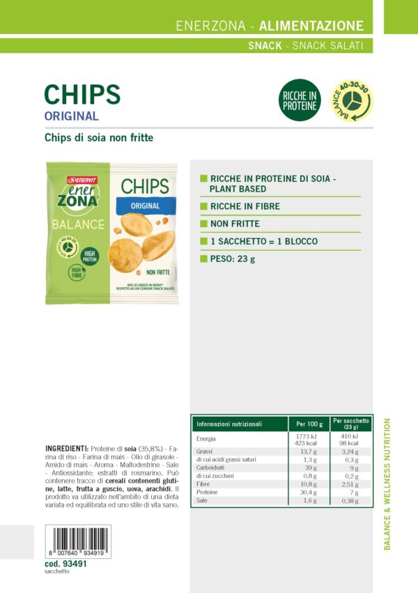 Produktbild ENERZONA Chips CLASSIC, 1 FS à 14 x 23 g